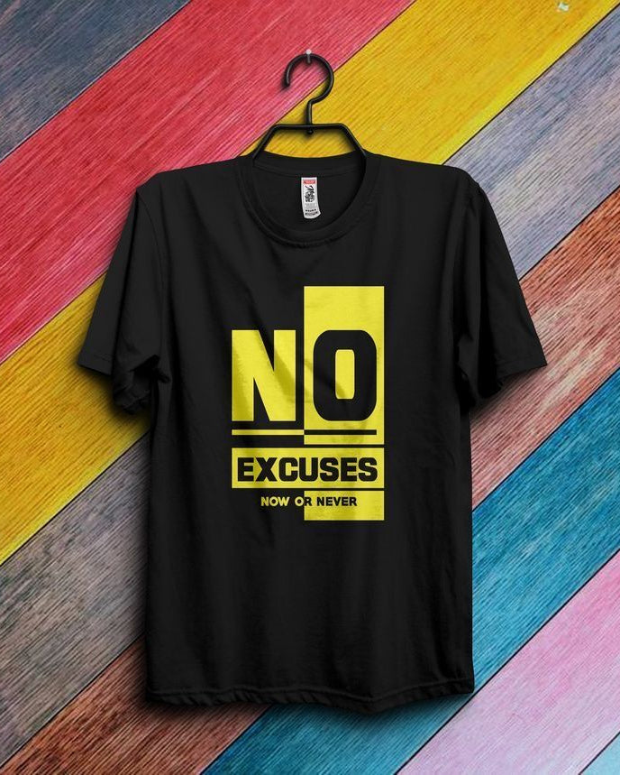 Round Neck T-Shirt (No Excuse)